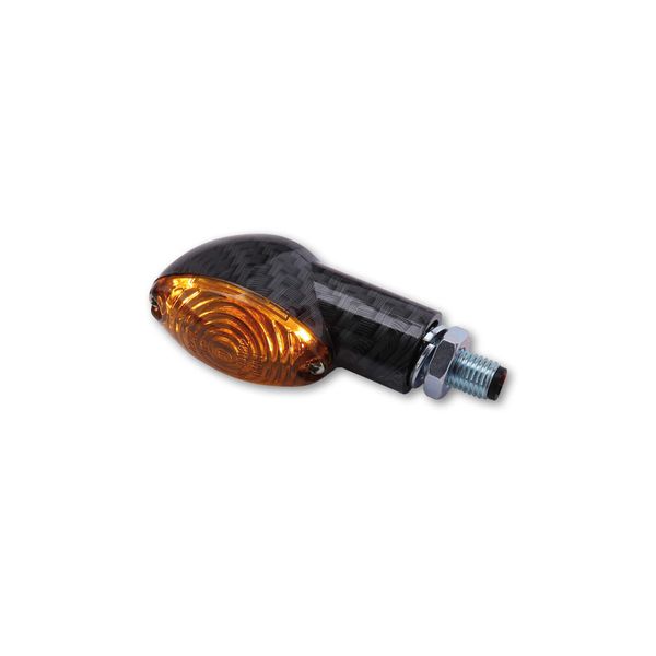 Lampeggiatore Cateye, Carbon Look, Vetro Colorato, Kurz-image