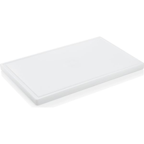 Tagliere In Pe Con Scanalatura Per Il Succo, Lunghezza 60 Cm, Larghezza 40 Cm, Altezza 3 Cm.-image