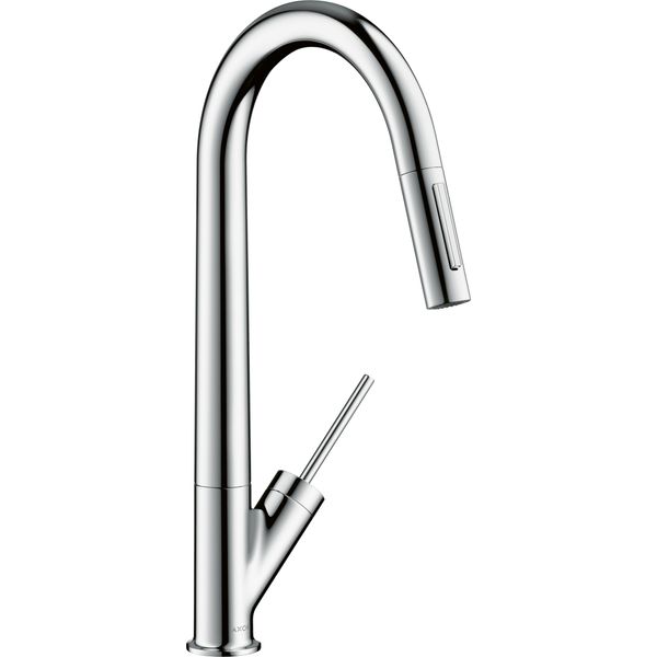 Hansgrohe Allegra Starck Miscelatore Per Lavello Axor Starck Cromo Con Doccetta Estraibile-image