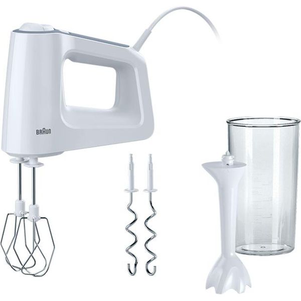 Braun Miscelatore Manuale Hm 3105 Piede Di Miscelazione 500Watt Bianco-image