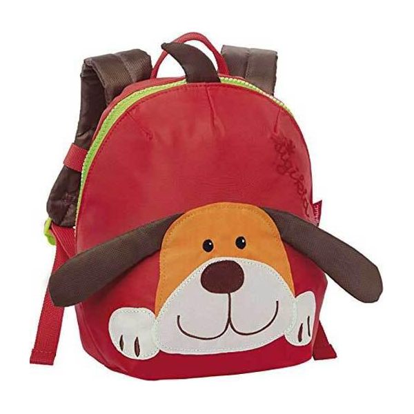 Sigikid 24219 Mini Zaino Borse Per Cani Zaino Per Bambini Ragazze E Ragazzi Consigliato A Partire Da 2 Anni Rosso/Marrone-image