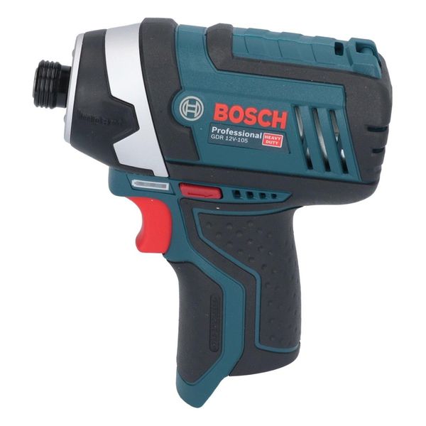 Bosch Gdr 12V-105 Professional Avvitatore Ad Impulsi A Batteria In Valigetta L-Boxx ( 06019A6906 ) - Senza Batteria, Senza Caricabatterie-image