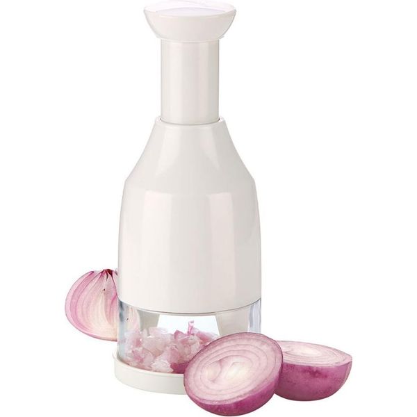 Tescoma Affettatrice Di Frutta, Verdura E Cipolla Affettatrice Multipla Per Tutti Gli Usi-image