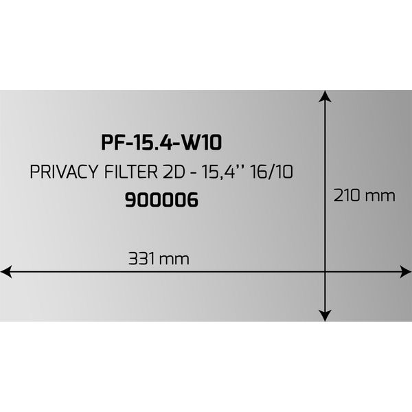 Port 900006 Nb Port Privacy Filter 2D 39,6Cm (15.6") 16/10"-image