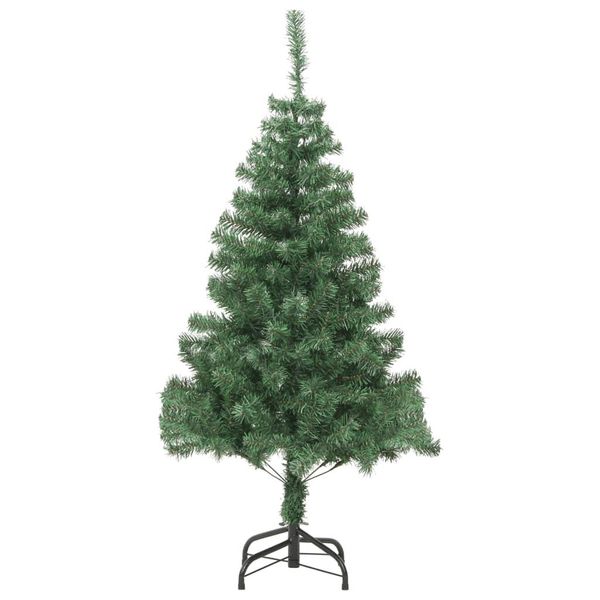 Vidaxl Albero Di Natale Artificiale Con Supporto In Acciaio 210 Cm 910 Rami-image