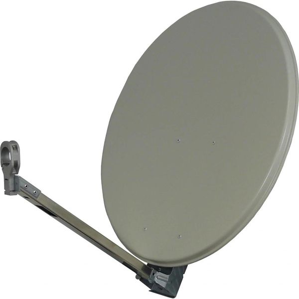Televes Sat-Spiegel, 67 X 71 Cm, Alluminio, Linea Classic, Grigio Chiaro Ral 7035-image