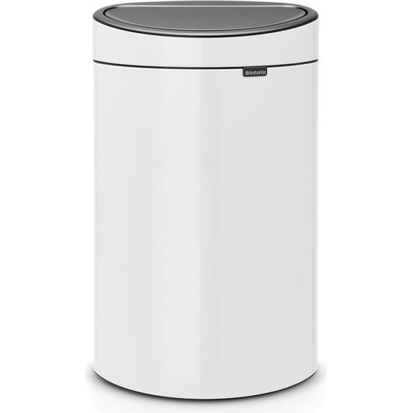 Cestino Touch New 40 L Con Inserto In Plastica (L: 43,5 Cm, P: 30,2 Cm, H: 72,7 Cm)-image