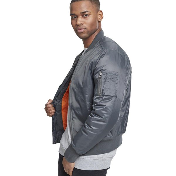 Bunda Urban Classics Giacca Bomber Basic Grigio Freddo - Xxl-image