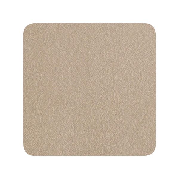 Asa Selection Table Tops Glasuntersetzer, Lederoptik, 4Er Set, Kunstleder, Stone / Beige, B 10 Cm, 7831420-image