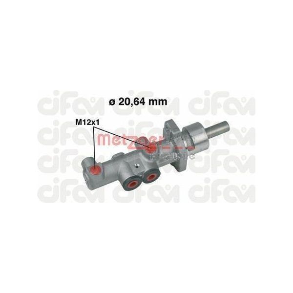 Metzger 202-404 Pompa Del Freno Per Vw Polo (9N) Polo Hatchback (5Z1, 5Z3, 5Z4) Polo Berlina (9A4, 9A2, 9N2, 9A6) Per Skoda Fabia-image