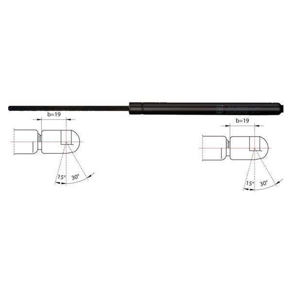 Metzger 2110209 Molla A Gas Ammortizzatore Portellone Posteriore Adatto Per MERCEDES-BENZ Vito Bus (638) 772 Mm-image