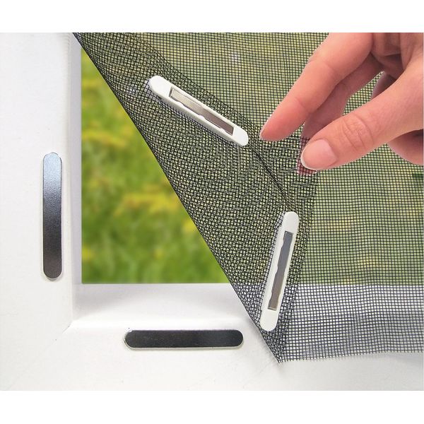 Easymaxx Zanzariera Per Finestra Con Attacco Magnetico 150 X 130 Cm Nero Zanzariera Protezione Insetti Zanzariera Zanzariera Finestra Attacco Magnetico-image