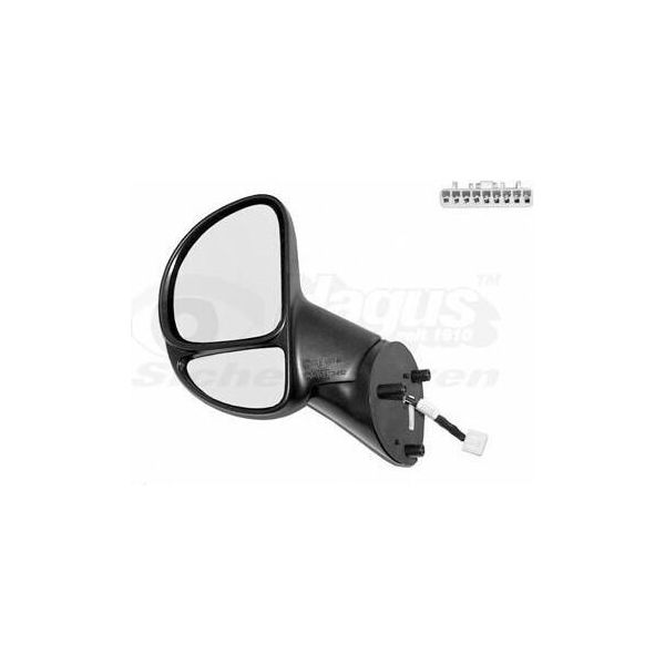Van Wezel 1640817 Specchietto Esterno Specchietto Laterale Sinistro Convesso Riscaldato-image