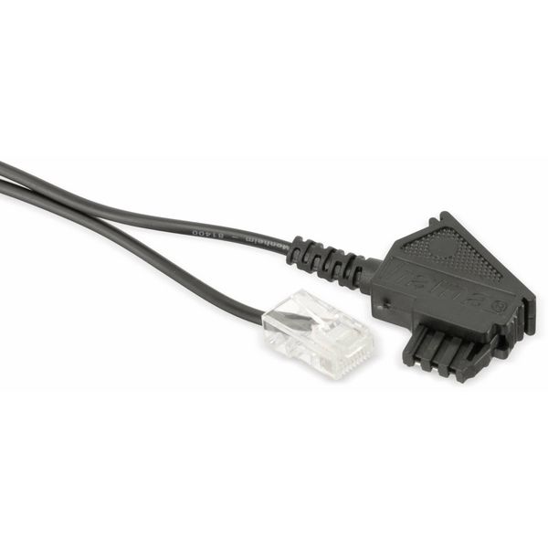 S-IMPULS Cavo Di Collegamento Dsl TAE-F A RJ45 8P2C, Nero, 1 M-image