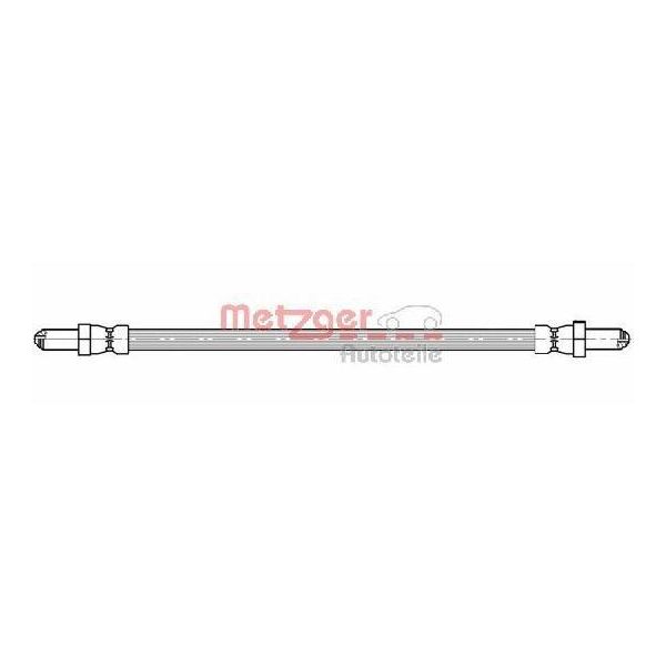 Metzger 4112534 Tubo Freno Per Ford Capri Iii (Gecp) Capri (Ecj) Capri Ii (Gecp)-image
