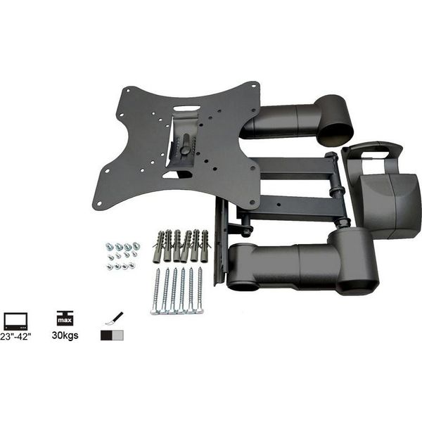 Maclean Brackets MC-503B Supporto Tv A Parete Supporto Tv 23-42" Vesa 200 X 200 Fino A 30Kg"-image