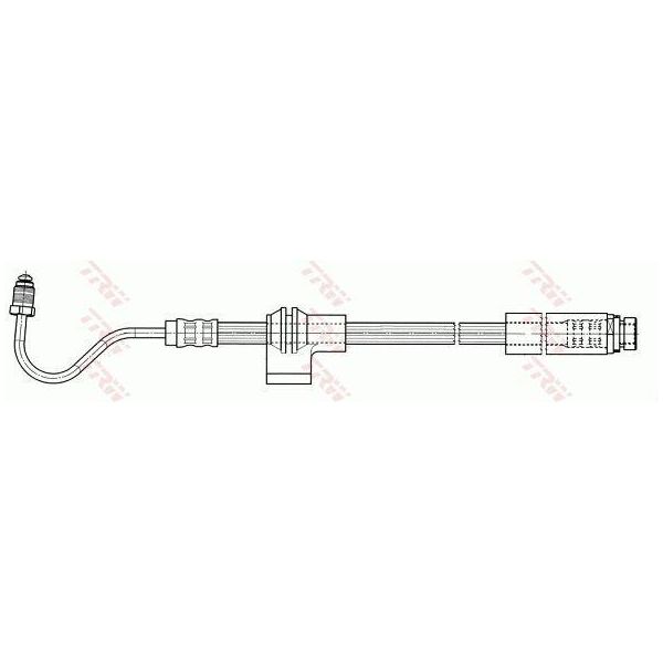 Trw PHD562 Tubo Flessibile Freno Per Ford Fiesta Mk5 Hatchback (JH1, JD1, JH3, JD3)-image