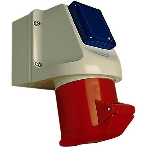 Mini Presa Combinata 16A 5P400V6H+Schuko IP44 - Presa Cee A Parete 16A 114-image