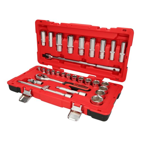 KS Tools 1/2" SteckschlüSsel-Satz, 30-Tlg. (951.0630)"-image