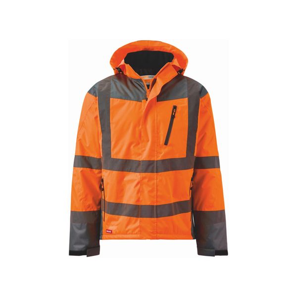 Holex Warnschutz Winterjacke, Orange / Grau, Unisex-GrößE: S (091655 S)-image