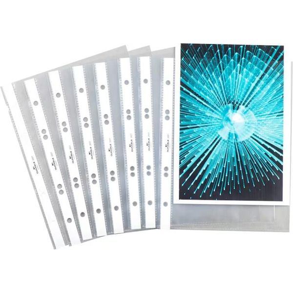 Durable Busta Perforata Business A5 Extra Lucida Busta 25 Pezzi, 25 Pezzi, Trasparente, 265119-image
