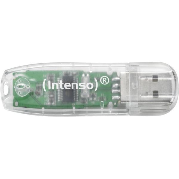 Intenso Rainbow Line Unità Flash Usb 32 Gb Usb Tipo A 2.0 Trasparente-image