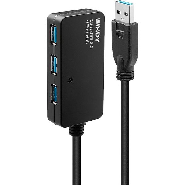 Lindy 43159 Usb 3.0 AktivverläNgerungs-Hub Pro 10M 4 Port 8M Segment-image