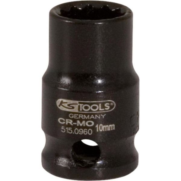 Ks Tools 3/8" Presa Elettrica A 12 Punte Corta 10 Mm - 515.0960"-image
