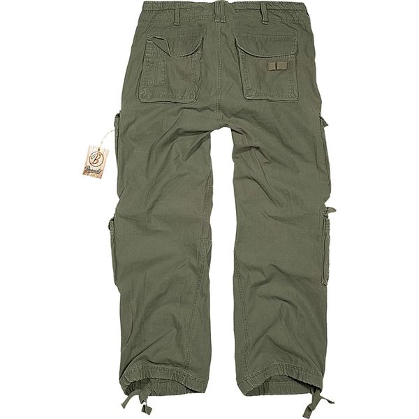 Brandit Pure Vintage Cargo Army Pantaloni Oliva - 3XL-image