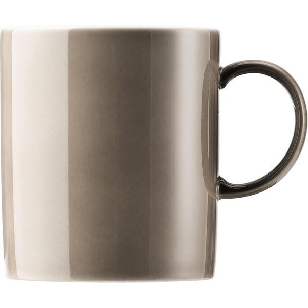 Thomas Sunny Day Becher Mit Henkel, Kaffeetasse, Porzellan, Greige / Grau Beige, SpüLmaschinenfest, 300 Ml, 15505-image