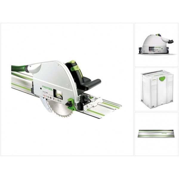 Festool Ts 75 Ebq-Plus-Fs Sega A Tuffo 1600W 210Mm In Systainer ( 561512 ) + Accessori-image