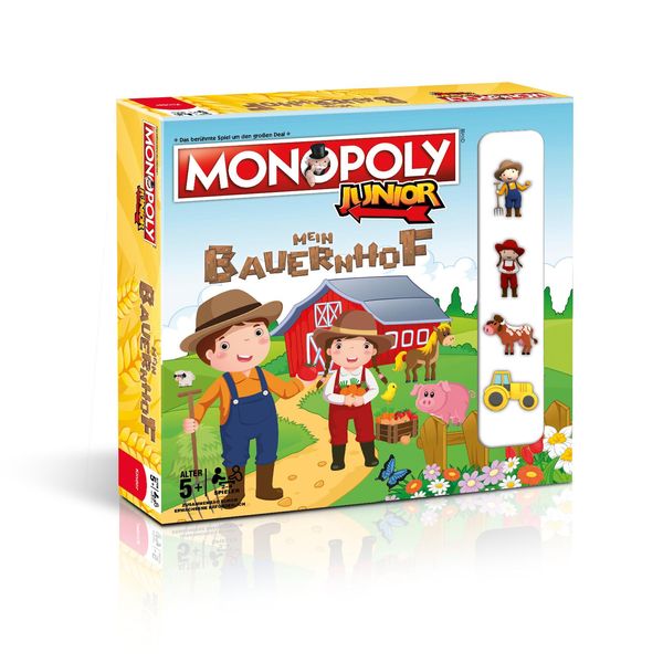 Monopoly Junior - La Mia Fattoria Gioco Da Tavolo Gioco Per Bambini-image