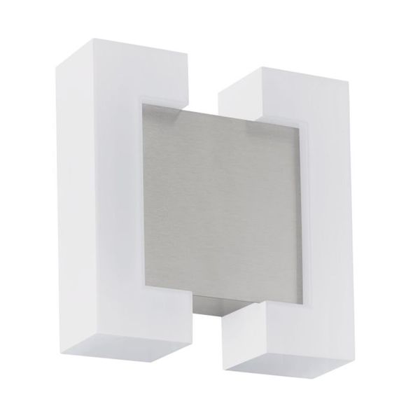 Eglo 95987 Sitia Led Parete/Soffitto Per Esterni 2X4,8W Nichel Opaco Bianco Caldo IP44-image
