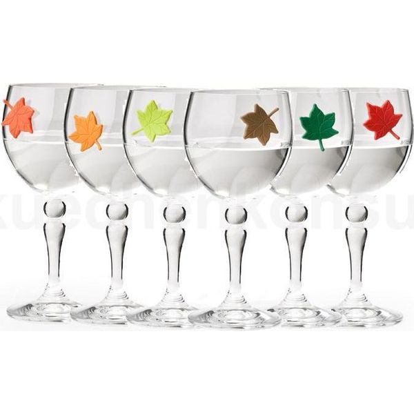 Set Di 6 Pennarelli Per Vetro Qualy Leaf My Glass Leaves-image