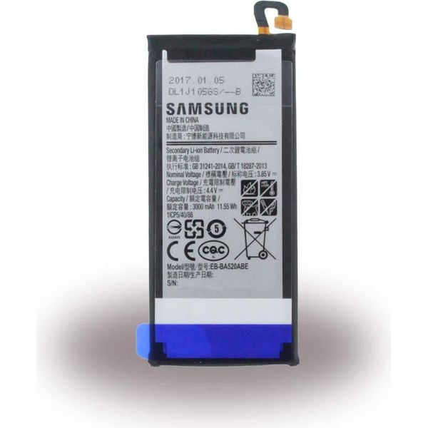 Samsung - EB-BA520ABE - Batteria Agli Ioni Di Litio - A520F Galaxy A5 (2017) - 3000 Mah-image