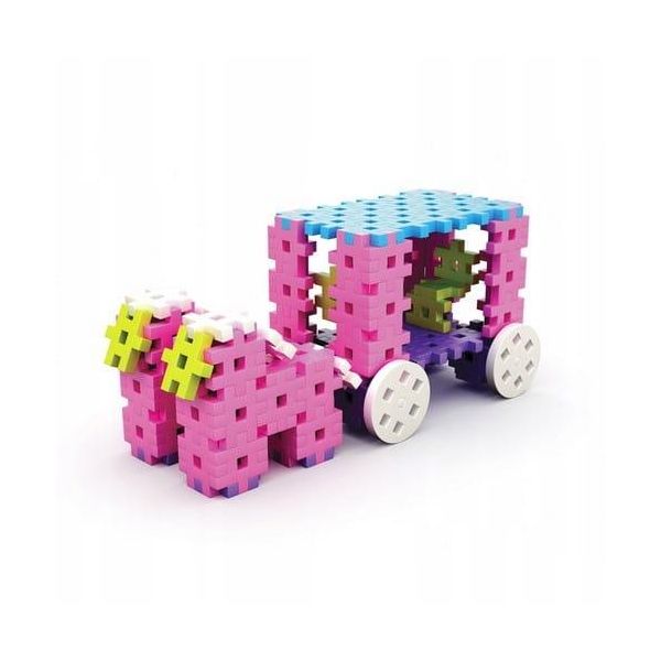 Meli Basic Pink 600 Blocchi Da Costruzione Blocchi Da Costruzione In Plastica-image