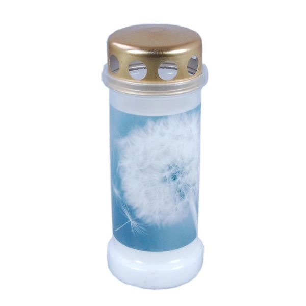 Bolsius 103321597400 Motivo Tomba Candela Dente Di Leone Bianco (1 Pezzo)-image