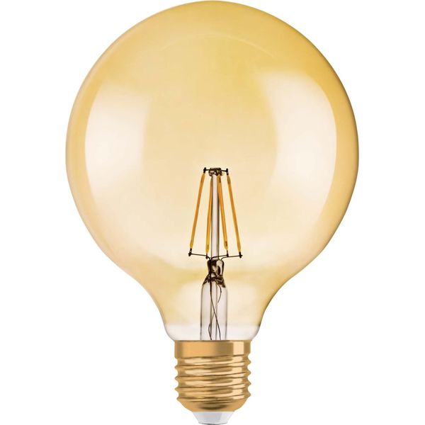 Osram Led Filament Vintage Edition 1906 Lampadina Globe G125 7W = 51W E27 Oro Extra Bianco Caldo 2400K-image