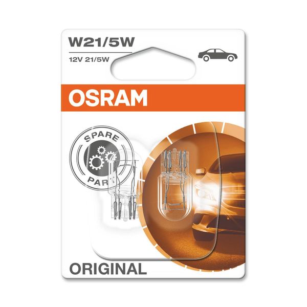 Osram Original W21/5W W3X16Q 12 V/21-5 W (Confezione Blister Da 2)-image
