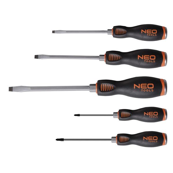Neo Tools Cacciaviti A Percussione, S2, Set Di 5 Pezzi.-image