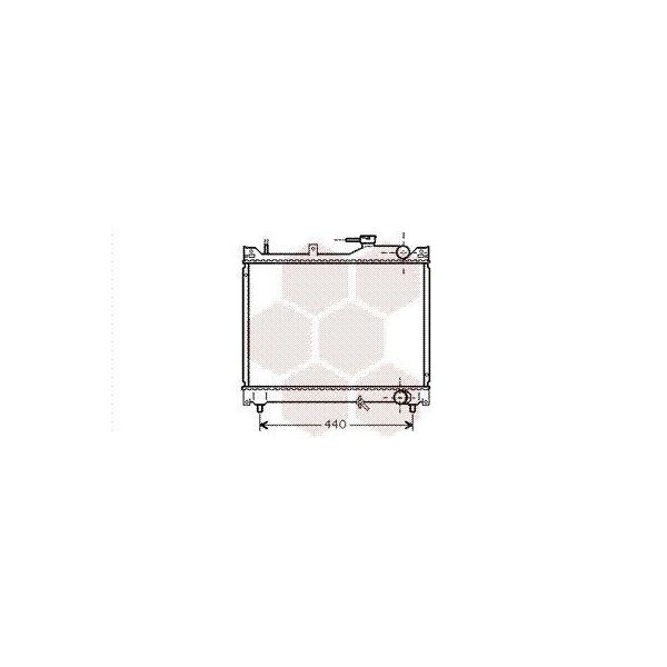 Van Wezel 52002079 Radiatore Acqua Radiatore Motore Per Suzuki Grand Vitara I Suv (Ft, Ht)-image