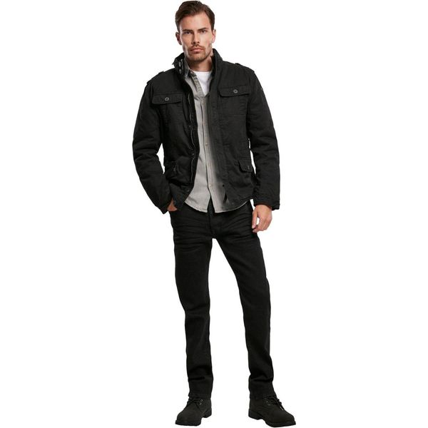 Brandit - Giacca Invernale Britannia Vintage Nero - 4XL-image