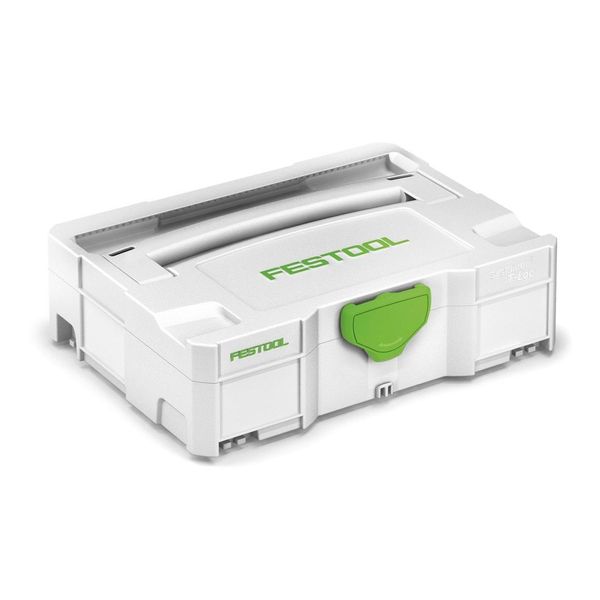 Festool 3 X Systainer T-LOC Sys 1 Tl Valigetta Portautensili Grigio Chiaro Collegabile ( 497563 )-image
