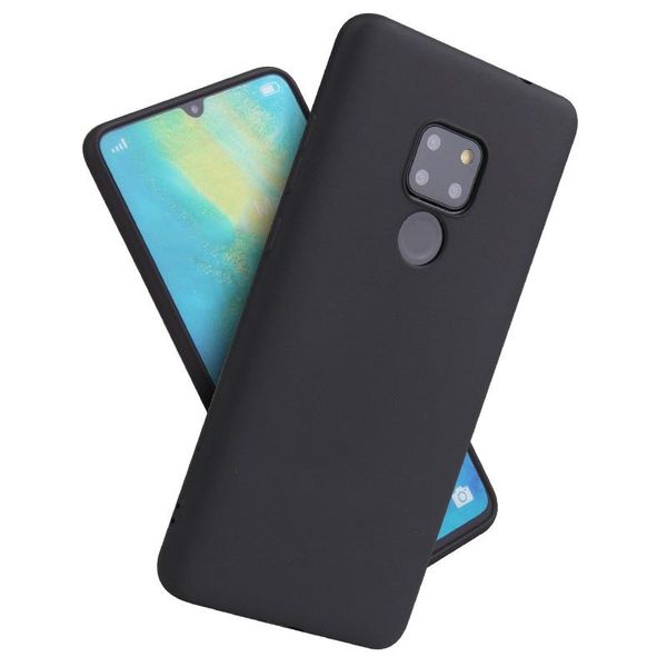 Cyoo - Premium Liquid - Huawei Mate 20- Custodia Rigida In Silicone - Nero-image