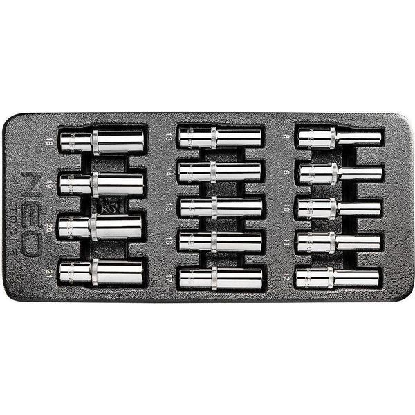 Neo Tools Prese Lunghe 1/2", 8-21 Mm, Set Di 14 Pezzi, Inserto"-image