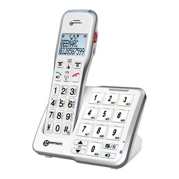 Geemarc Geemarc Amplidect 595-2 Photo Schnurloses Seniorentelefon Anrufbeantworter - Anrufbeantworter-image