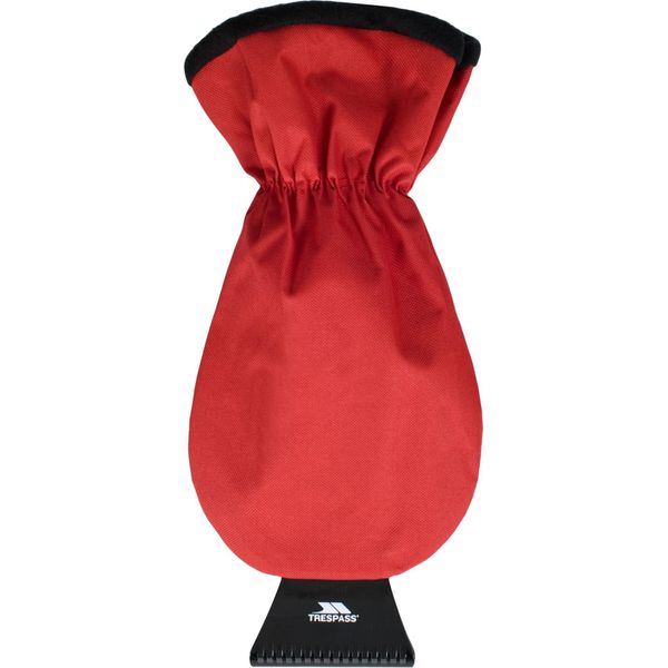 Raschietto Per Ghiaccio Trespass Icescreen Con Guanto Integrato TP1032 (Taglia Unica) (Rosso)-image