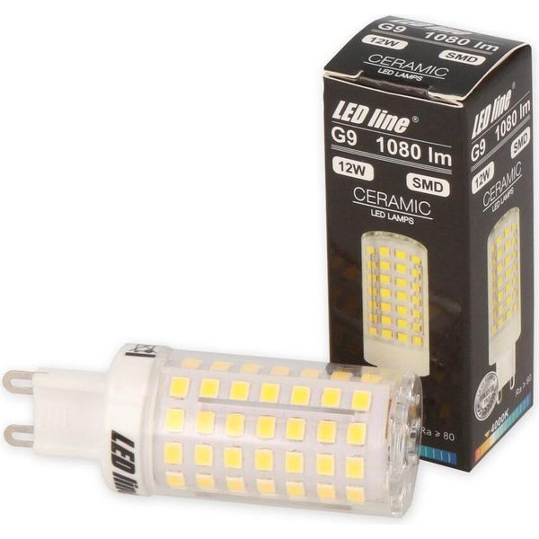 Lampadina G9 Led 6-Pack 12W Bianco Caldo 1160 Lumen Base Pin Lampadina A Risparmio Energetico Lampadina A Incandescenza Lampadina Economica-image