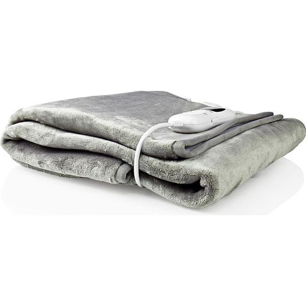 Nedis PEBL130CWT1 Coperta Elettrica 150 X 80 Cm 9 Impostazioni Di Calore Indicatore Luminoso Protezione Dal Surriscaldamento-image