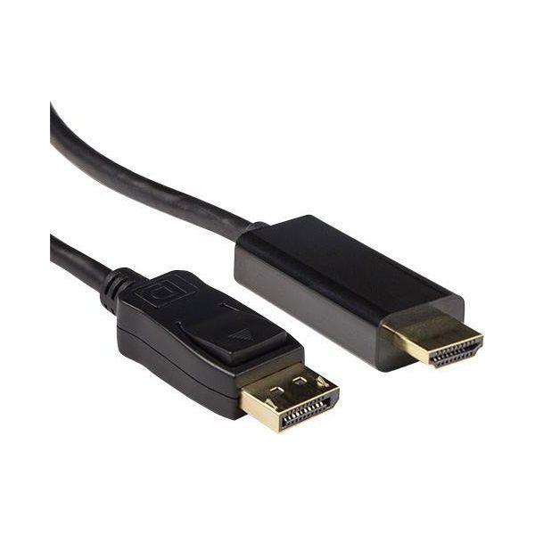 Act Cavo Di Conversione Displayport Maschio A HDMI-A Maschio 1,00 M-image